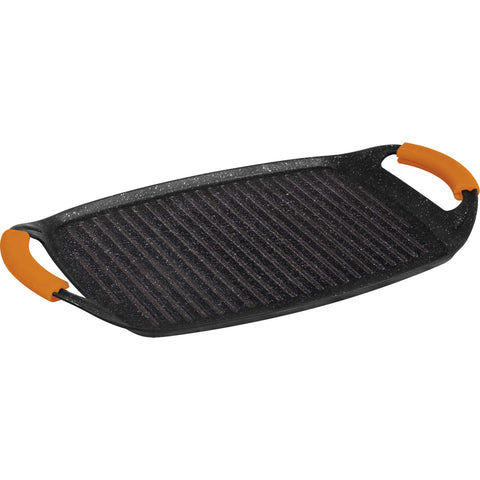 BH/6183, plancha grill 47cm, negra, plancha grill, plancha grill, grill, mango silicona