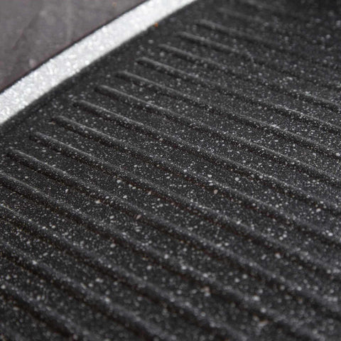  BH/6183, Plancha para asar 47cm, Negra, plancha para asar, parrilla, mango de silicona, Sartenes, Sartén para asar