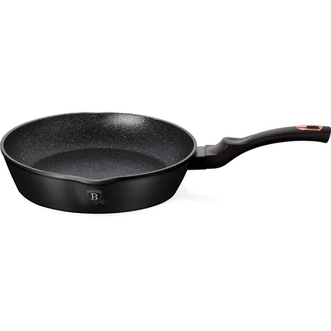 sartén, sartén profunda, sartén, utensilios de cocina, cocinar, sartén profunda de 24 cm, negro, oro rosa, RENEW, BH/6184, BH/6184NPR