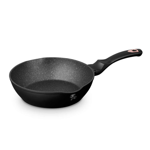 BH/6184NPR,BH/6184,Sartén honda de 2 bocas de 24 cm,Negro,Oro rosa,Sartén honda de 24 cm,Sartén,Sartén honda,Sartén,Utensilios de cocina,Cocinar,Sartenes