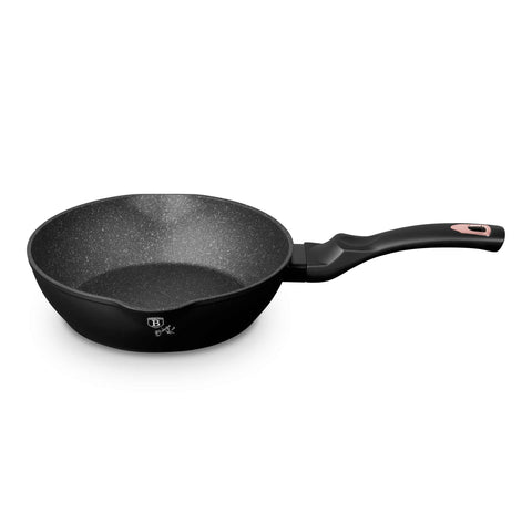 BH/6184NPR,BH/6184,Sartén honda de 2 bocas de 24 cm,Negro,Oro rosa,Sartén honda de 24 cm,Sartén,Sartén honda,Sartén,Utensilios de cocina,Cocinar,Sartenes