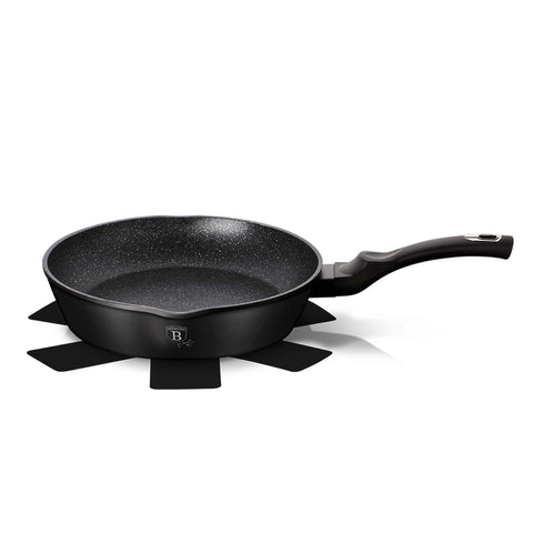  BH/6185, Sartén honda con 2 bocas 24cm, Negro, Plateado, Sartén honda 24 cm, Sartén, Sartén honda, Sartén, Batería de cocina, Cocina, Sartenes