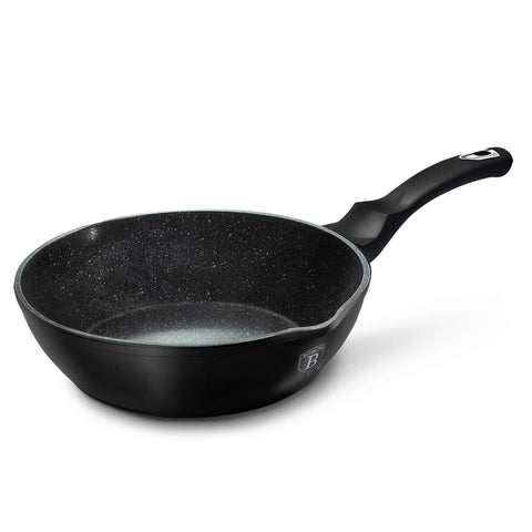  BH/6185, Sartén honda con 2 bocas 24cm, Negro, Plateado, Sartén honda 24 cm, Sartén, Sartén honda, Sartén, Batería de cocina, Cocina, Sartenes