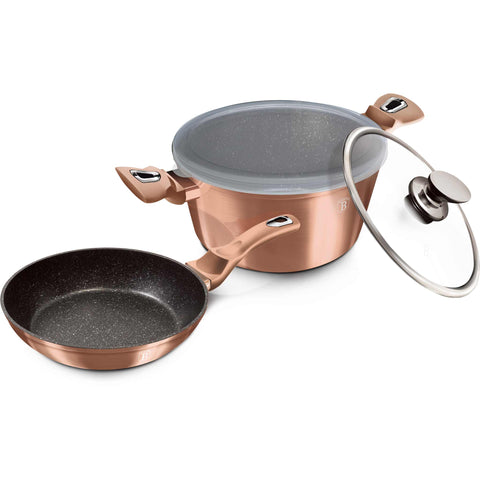  BH/6200, juego de utensilios de cocina de 4 piezas, oro rosa, juego de utensilios de cocina de 4 piezas, utensilios de cocina inteligentes, juego de utensilios de cocina, ollas y sartenes, juego de ollas y sartenes, juego, cocina, utensilios de cocina, ollas y cazuelas
