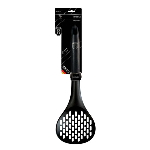 espumadera, herramienta de cocina, utensilio de cocina, utensilio de cocina, aparato de cocina, herramientas de cocina, negro/plata,,,BH/6212