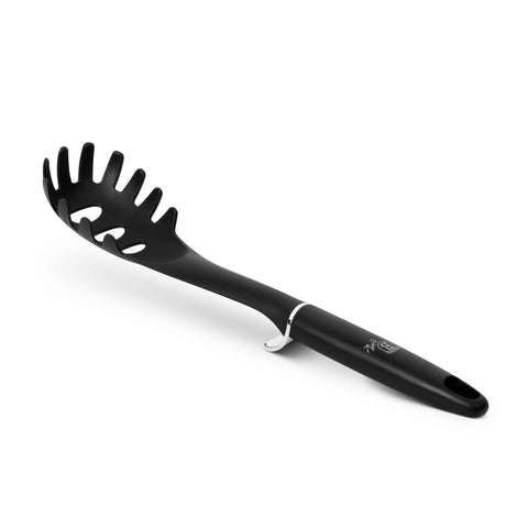 Product image of Spaghetti spoon. Part of the Black Vantage Collection/Matte Black Collection/Black Silver Collection . Features: • Material: nylon • Color: black- silver REGISTERED DESIGN BY BERLINGER HAUS!. (Studio view). Official Berlinger Haus product, boosted by Promintra sl.