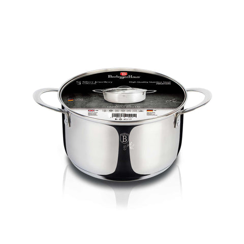 BH/6290, Cacerola con tapa 18cm, Acero inoxidable, Cacerola de 18 cm, Cacerola, Olla, Cacerola con tapa, Batería de cocina, Cocina, Ollas y cazuelas