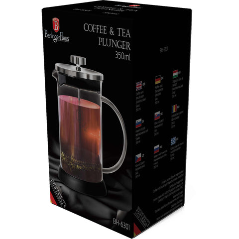 Cafetera de émbolo para café y té, prensa francesa, cafetera de émbolo para café y té, acero inoxidable, BH/6301, BH/6301A