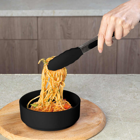  BH/6332, Pinza para alimentos, Negra, Utensilios de cocina, Pinzas