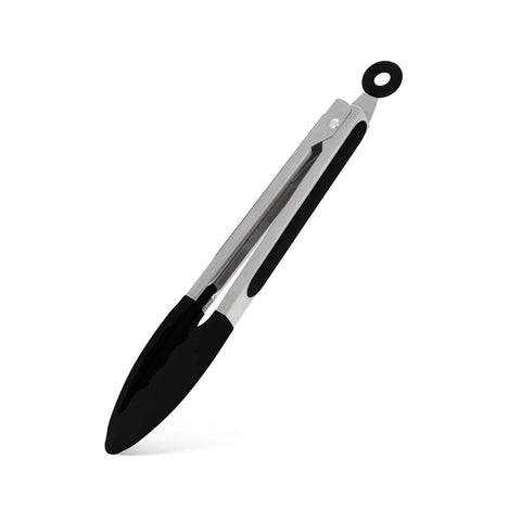 Product image of Food clamp. Part of the Black Vantage Collection/Matte Black Collection/Black Silver Collection . Features: • Material: stainless steel and silicone • Color: black. (Studio view). Official Berlinger Haus product, boosted by Promintra sl.