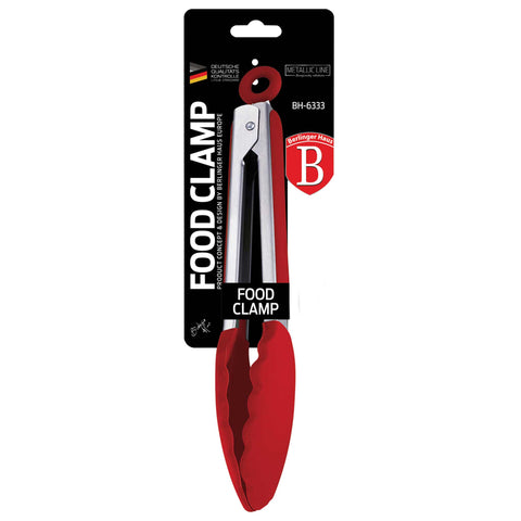  BH/6333, Pinza para alimentos, Color burdeos, Rojo, Utensilios de cocina, Pinzas