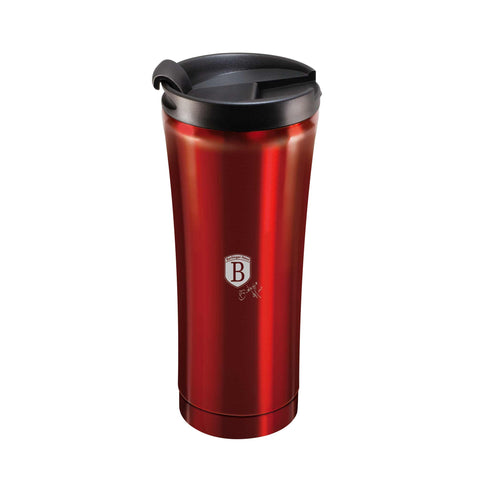  BH/6408A, Taza de café 0,5L, Borgoña, Rojo, Taza de café, Taza de café de viaje, Botella, Frasco, Vajilla, Taza