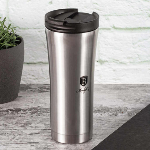  BH/6412, Taza de café 0,5L, Acero inoxidable, Taza de café, Taza de café de viaje, Botella, Frasco, Vajilla, Taza