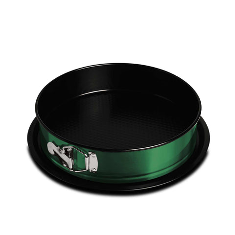  BH/6462A,BH/6462,Molde desmontable redondo 26x6,8cm,Esmeralda,Verde,utensilios para hornear,molde desmontable redondo,molde desmontable redondo,pasteles,horneado,acoplamiento,Molde desmontable