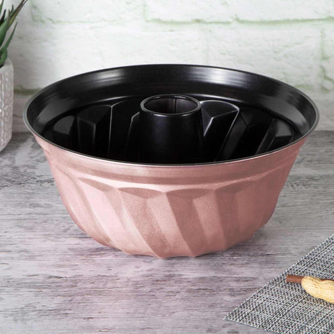  BH/6465, Molde Bundt 25cm, Rosa, Utensilios para hornear, Molde Bundt, Horneado, Pastel