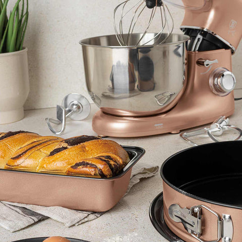  BH/6475SW,BH/6475,BH/6475A,BH/8695,BH/8696, Molde desmontable redondo 26x6,8cm, Oro rosa, Utensilios para hornear, Molde desmontable redondo, Molde desmontable redondo, Pastel, Horneado, Acoplamiento, Molde desmontable
