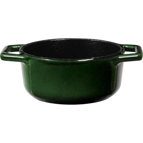 cacerola, olla pequeña, cacerola con tapa, utensilios de cocina, cocinar, hierro fundido, hierro fundido, olla pequeña, esmeralda/verde,,BH/6501