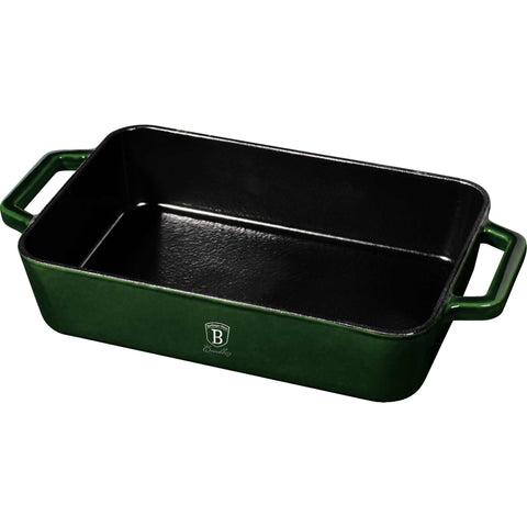 asador oblongo, asador, utensilios para hornear, hornear, hierro fundido,hierro fundido,utensilios para hornear - asador oblongo d.,esmeralda/verde,BH/6506