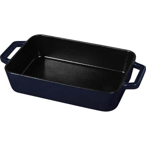  BH/6524, Asador de hierro fundido de 30 cm, Aguamarina, Azul, Utensilios para hornear, Asador rectangular d., Hierro fundido, Asador rectangular, Asador, Hornear, Bandeja para asar