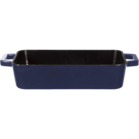 BH/6524, Asador de 30 cm de hierro fundido, aguamarina, azul, utensilios para hornear - asador rectangular, hierro fundido, asador rectangular, asador, utensilios para hornear, hornear, hierro fundido