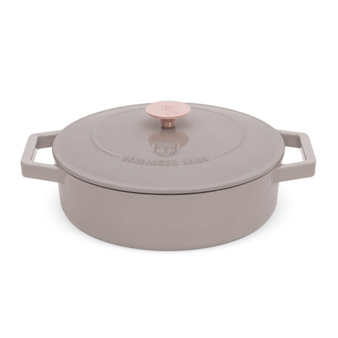 Olla Poco Profunda De Hierro Fundido De 26 Cm