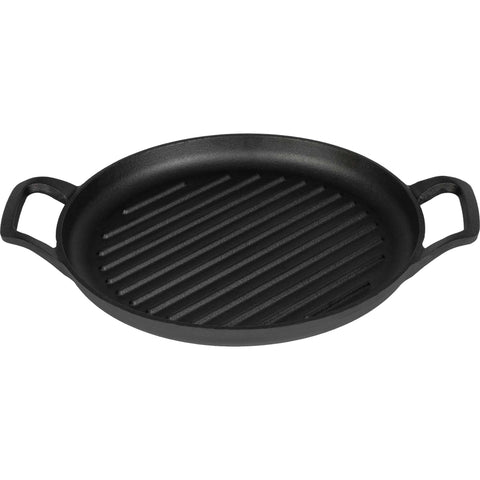  BH/6533, Parrilla redonda de hierro fundido de 33 cm, color negro, para exteriores, para picnic, para uso en exteriores, para picnic, para uso en exteriores, para uso en exteriores
