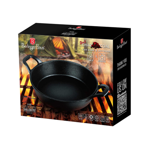  BH/6536,LP,BH,188,Olla baja de hierro fundido de 18 cm,Negro,Exterior,Olla baja de 18 cm,Hierro fundido,Olla baja,Utensilios de cocina,Cocinar,Picnic,Ollas y cazuelas