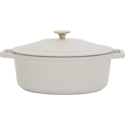  BH/6540, Asador ovalado de hierro fundido de 30 cm, Crema, Asador ovalado de 30 cm, Hierro fundido, Asador, Asador ovalado, Asador con tapa, Utensilios para hornear, Horneado, Bandeja para asar