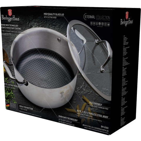  BH/6561,BH/7445,BH/8509,BH/8509N,Cacerola con tapa 24cm,Acero inoxidable,Cacerola 24 cm,Cacerola,Olla,Cacerola con tapa,Batería de cocina,Cocina,Ollas y cazuelas