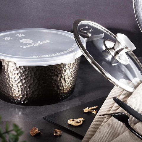  BH/6571, BH/6571N, Cacerola con tapa de 20 cm, Negra, Cacerola de 20 cm, Batería de cocina inteligente, Cacerola, Olla, Cacerola con tapa, Batería de cocina, Cocina, Ollas y cazuelas