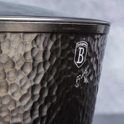  BH/6571, BH/6571N, Cacerola con tapa de 20 cm, Negra, Cacerola de 20 cm, Batería de cocina inteligente, Cacerola, Olla, Cacerola con tapa, Batería de cocina, Cocina, Ollas y cazuelas