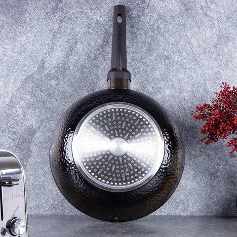  BH/6575, Wok 28cm, Negro, Wok 28 cm, Wok, Batería de cocina, Cocina, Sartenes