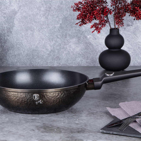  BH/6575, Wok 28cm, Negro, Wok 28 cm, Wok, Batería de cocina, Cocina, Sartenes