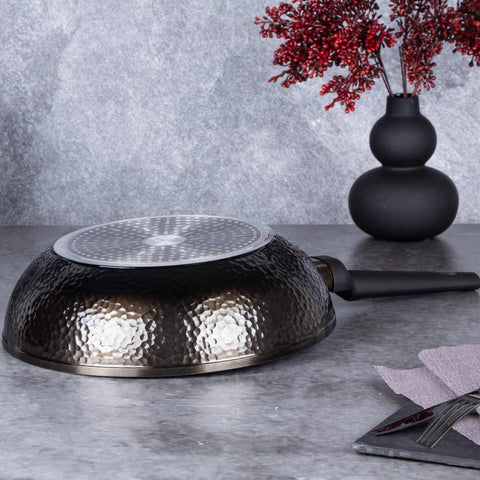  BH/6575, Wok 28cm, Negro, Wok 28 cm, Wok, Batería de cocina, Cocina, Sartenes