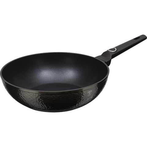 wok, utensilios de cocina, cocinar,wok de 28 cm, negro,,BH/6575