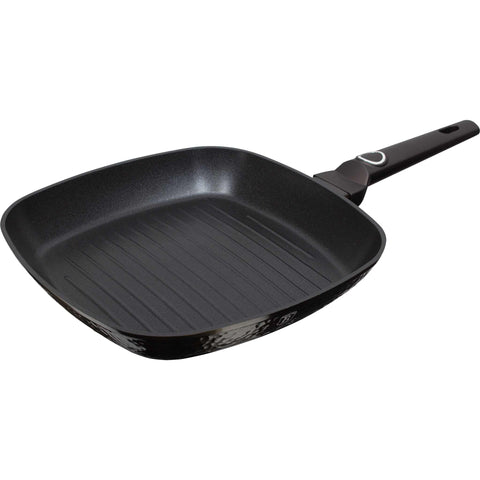 sartén, sartén para freír, sartén para parrilla, utensilios de cocina, cocinar, sartén para parrilla de 28 cm, negra, ,BH/6578