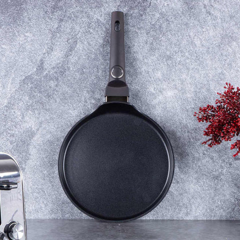 Sartén para panqueques, utensilios de cocina, cocinar,sartén para panqueques de 25 cm, negro,BH/6579