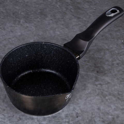 cacerola, utensilios de cocina, cocinar,cacerola de 16 cm a.,negra,,BH/6602