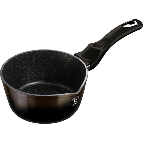 cacerola, utensilios de cocina, cocinar,cacerola de 16 cm a.,negra,,BH/6602