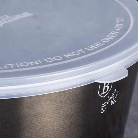  BH/6604, Cacerola con tapa de 20 cm, Negra, Cacerola de 20 cm, Batería de cocina inteligente, Cacerola, Olla, Cacerola con tapa, Batería de cocina, Cocina, Ollas y cazuelas