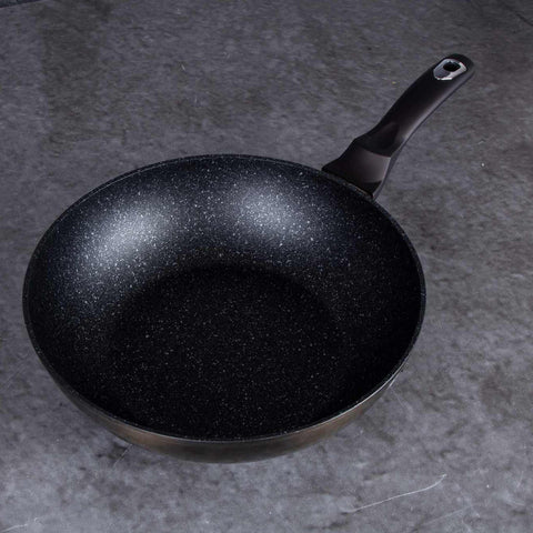 wok, utensilios de cocina, cocinar,wok de 28 cm, negro,,BH/6610