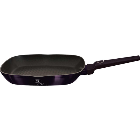  BH/6634, Sartén para parrilla de 28 cm, Morado, Sartén para parrilla de 28 cm, Sartén, Sartén para freír, Sartén para parrilla, Batería de cocina, Cocina, Sartenes