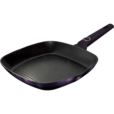 sartén, sartén para freír, sartén para parrilla, utensilios de cocina, cocinar,sartén para parrilla de 28 cm,morado,,BH/6634