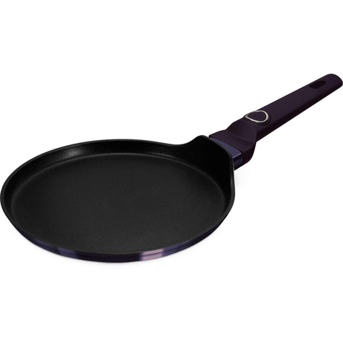 sartén para panqueques, utensilios de cocina, cocinar, sartén para panqueques de 25 cm, violeta,,BH/6635