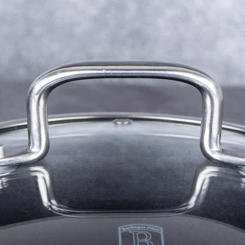  BH/6652, Cacerola con tapa de 20 cm, Negra, Cacerola de 20 cm, Batería de cocina inteligente, Cacerola, Olla, Cacerola con tapa, Batería de cocina, Cocina, Ollas y cazuelas