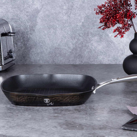  BH/6658, Sartén grill 28cm, Negra, Sartén grill 28 cm, Sartén, Sartén grill, Batería de cocina, Cocina, Sartenes