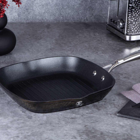  BH/6658, Sartén grill 28cm, Negra, Sartén grill 28 cm, Sartén, Sartén grill, Batería de cocina, Cocina, Sartenes