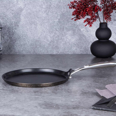 Sartén para panqueques, utensilios de cocina, cocinar,Sartén para panqueques de 25 cm, negro,,BH/6659