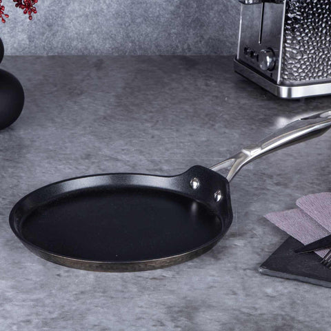 Sartén para panqueques, utensilios de cocina, cocinar,Sartén para panqueques de 25 cm, negro,,BH/6659