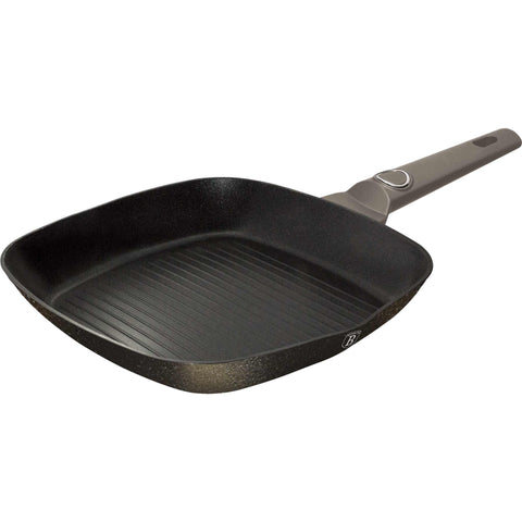 BH/6761, BH/7164, Sartén grill 28cm, color champán, sartén grill 28 cm, sartén, sartén, sartén grill, batería de cocina, cocinar